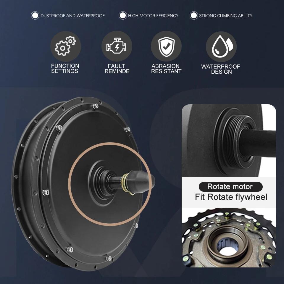 New Upgrade Ebike Conversion K - 5000W Hub Motor Kit 72V 评论和价格