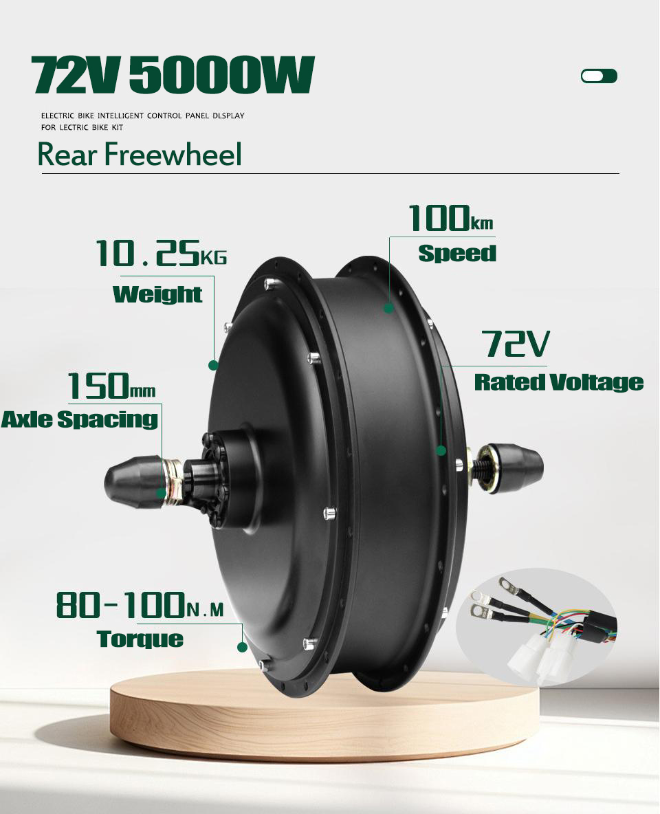 New MTX39 72V 5000W EBike Conv - 5000W Hub Motor Kit 72V 评论和价格