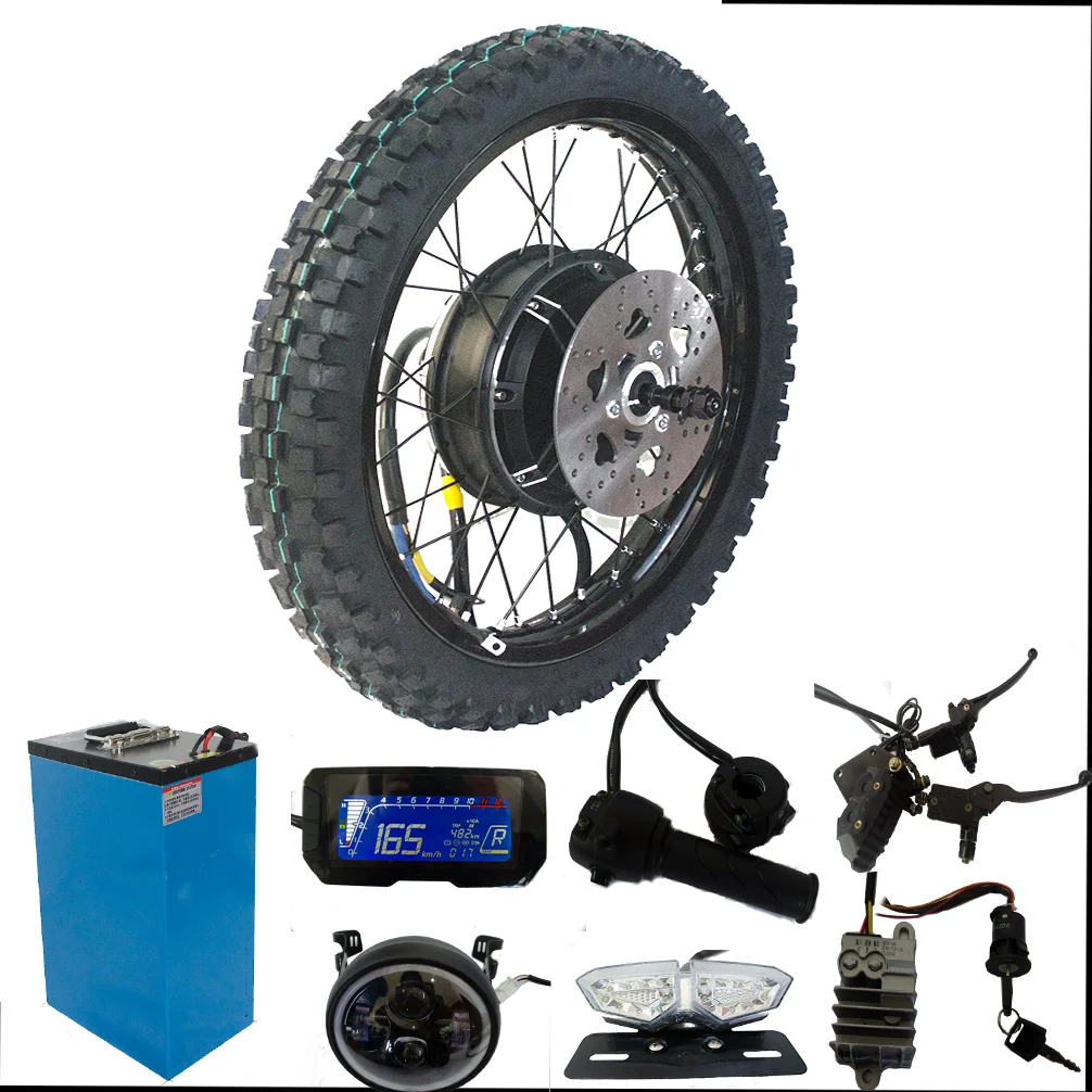 New Electric Conversion Kit 72 - 12000W Electric Motorcycle Hub Motor 评论和价格