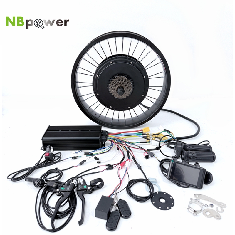 NBpower 170/190mm Dropout 48-7 - 5000W Hub Motor Kit 72V 评论和价格