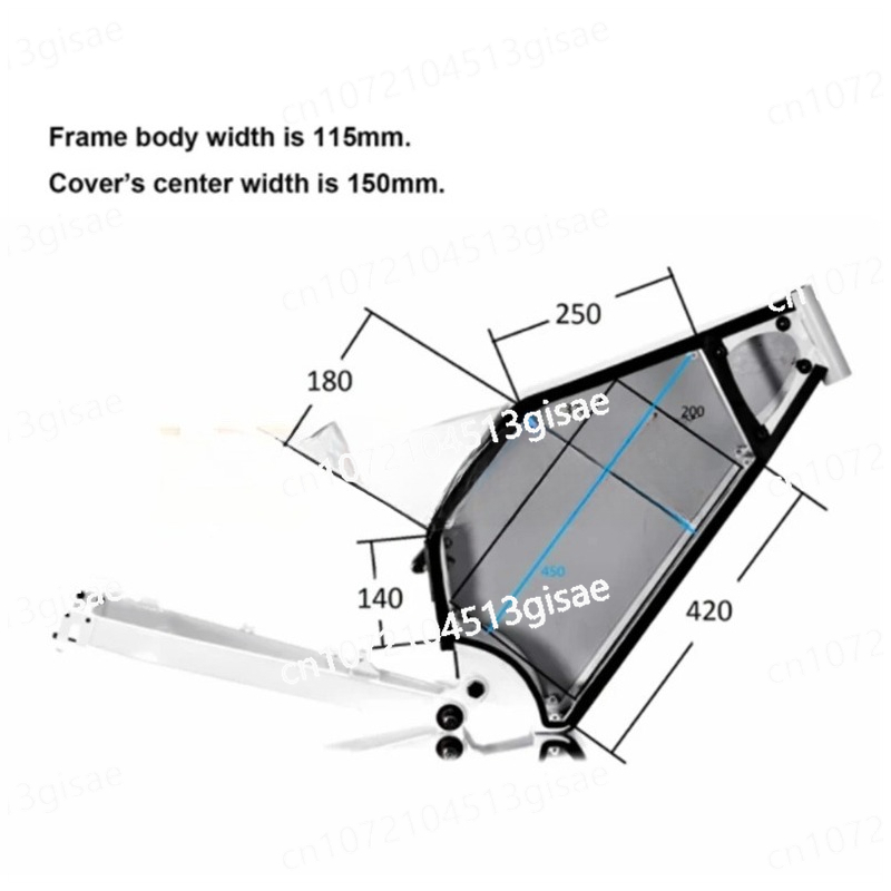 Electric Bicycle  Inside Batte - 3000W Stealth Bomber Motor 评论和价格