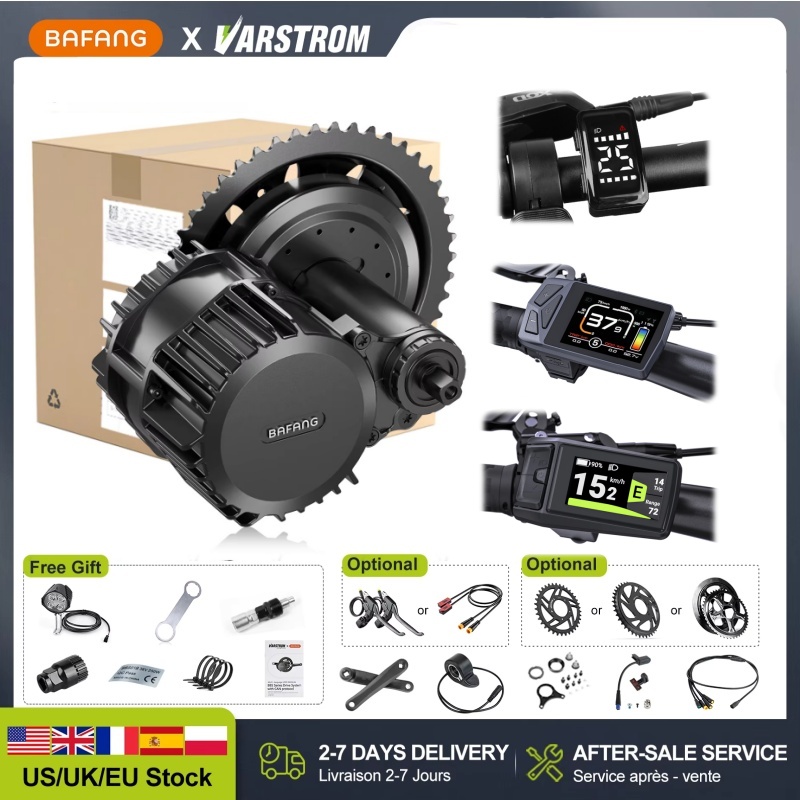 Bafang 48V 750W Motor Kit  BBS - Side Hung Mid Drive Motor Kit 评论和价格